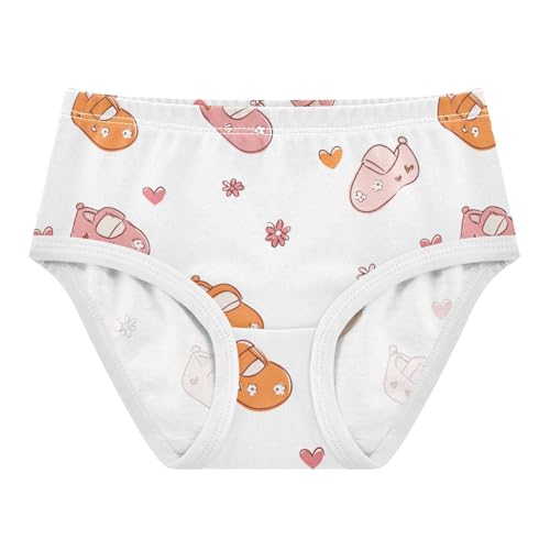 Wusikd Shoes Cute Girls' Underwear Cotton Girls Briefs Soft Toddler Underwear 2T