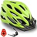 Basecamp Specialized Bike Helmet with Safety Light,Adjustable Sport Cycling Helmet Bicycle Helmets for Road & Mountain Motorcycle for Men & Women,Youth Safety Protection (Green with Big Light)
