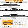 AUTOBOO 15 +15+13 Windshield Wiper Blades Replacement for Jeep Wrangler 2007-2017 -Original Factory Quality (Pack of 3) #2