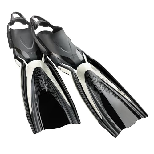 TUSA SF-0104 Hyflex Switch Scuba Diving Fins, Medium, White