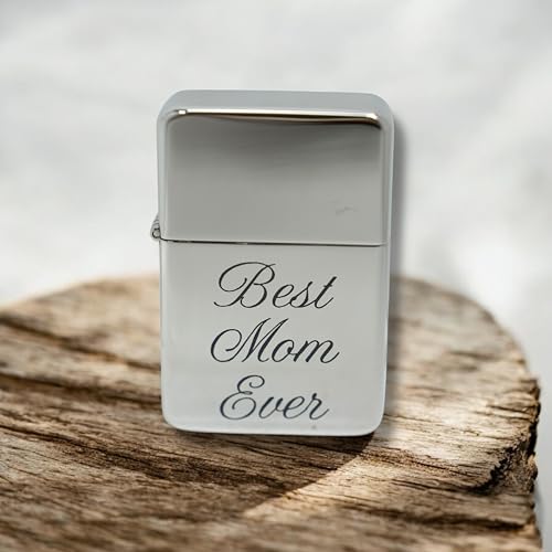 Encendedor Hip Flask Plus Chrome 2.25x1.5x0.5 pulg miniatura 5