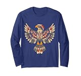 Native American Tribal Thunderbird Eagle Symbol Art Long Sleeve T-Shirt