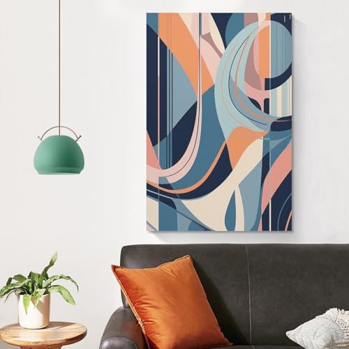 Art moderne sur toile poster géométrique pour salon