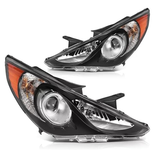 Phares avant pour Hyundai Sonata 2011-2014 version américaine 1 paire