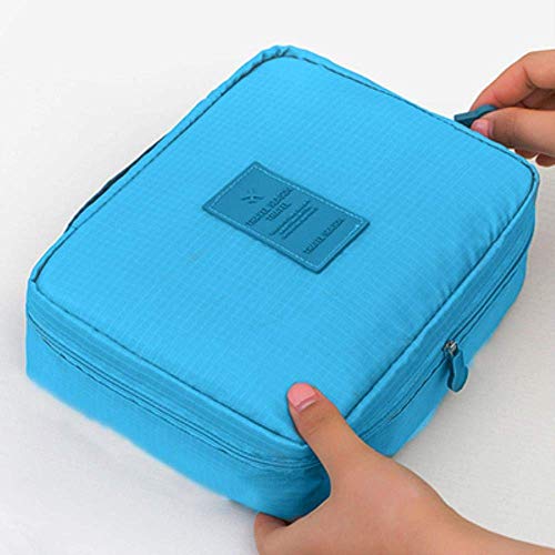 Práctico Viaje Impermeable Bolsas de cosméticos Mujeres Esteticista Maquillaje Estuche portátil Viaje Lavado Suministros Accesorios Suministros