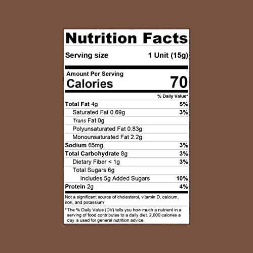 Pasokin | Cocoa Crunch Natural Peanut Butter Bites | Kosher, Gluten Free, Vegan, Protein Snack | Crunchy And Creamy | Chocolate Pacoca Made In Usa, 0.5 Oz Bites [20 Count] #TOP1