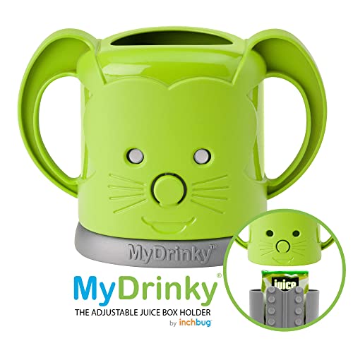 image for MyDrinky InchBug Pouch Holder No Squeeze, Reusable Drink Holder for Ki