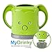 MyDrinky InchBug Pouch Holder No Squeeze, Reusable Drink Holder for Kids, Toddler and Babies | BPA-Free & Squeeze-Proof Cup Holder for Juice Boxes, Food Pouches | Dishwasher Safe, Lime