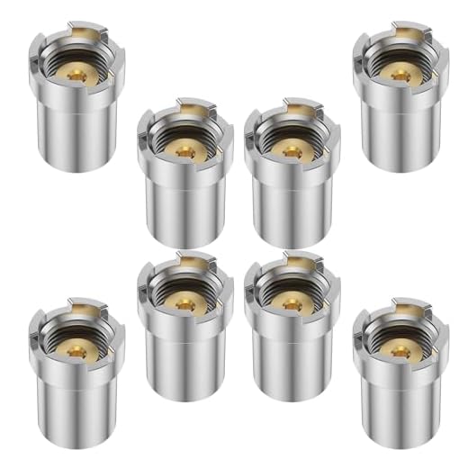 ECOMAID 8Pcs 510 Thread Adapter, CBD Adapter, Thread Screw Converter, 510 Adapter Connector Suitable for Connecting Soldering Irons for Circuit Board Repair