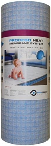 Prodeso Underfloor Heat System Membrane, 53.8 Sqft, 3'3" x 16' 4 3/4" Roll