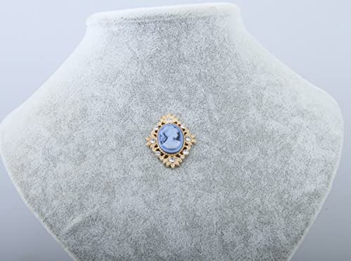 Mahavimoksa Mixed Color Vintage Victorian Cameo Rhinestone Button Embellishments For Diy Craft Scrapbooking Hair Clip Phone Case Jewelry Making (Diamond) #TOP4