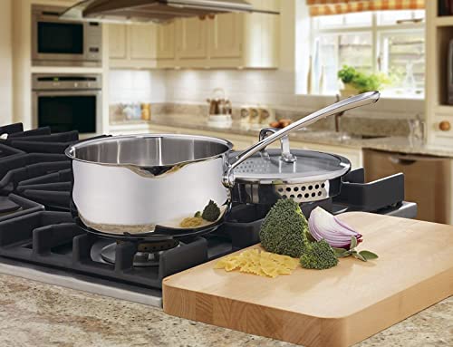 Cuisinart 419-18P 2-Quart Pour Saucepan with Cover Contour Cookware, Stainless Steel by Cuisinart - Image 2