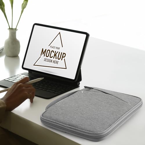 Image of MoKo 9-11 Inch Tablet Sleeve Carry Case Padded Protective Bag with Handle