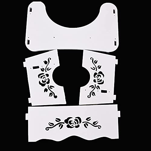 Poop Stool Adult Toilet Stool, 7 Inch Bathroom Toilet Potty Stool For Adult, Healthy Portable Wood-Plastic Composites, Environmentally Friendly Materials, Simple Design Toilet Poop Stool #TOP5