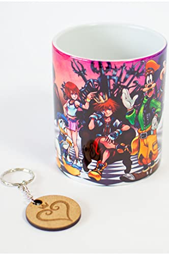Taza + llavero - Disney - Kingdom Hearts - Taza - 320 ml