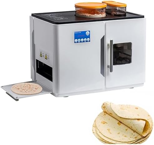 Fully Automatic Bread & Roti Maker, Portable Tortilla & Chapati Machine for Home Use – Quick, Easy, & Versatile Kitchen Appliance for Fresh Flatbreads