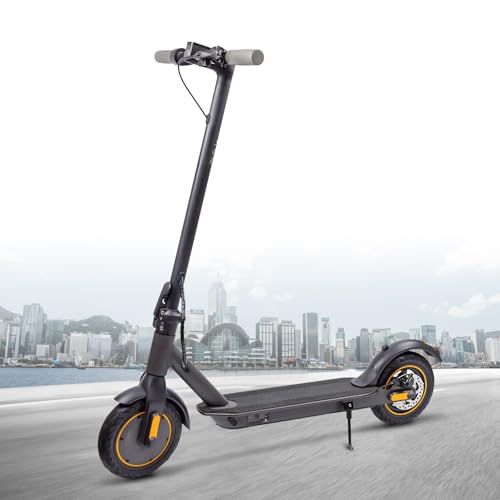 8.5'/10' Patinete Electrico Adultos con 350W Motor, 36V 10.4Ah de la Batería Patinete Electrico Plegable, Autonomía hasta 20-35KM, Velocidad Máx 25KM/H, Control App