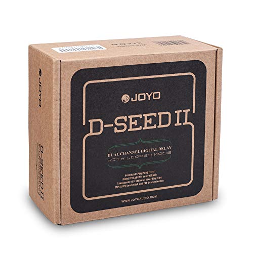 Joyo D-Seed-Ii Multi Pedal Effect, Stereo Looper Effect & Delay Pedal Effect For Electric Guitar Dual Channel & 8 Digital Delay Modes #TOP5