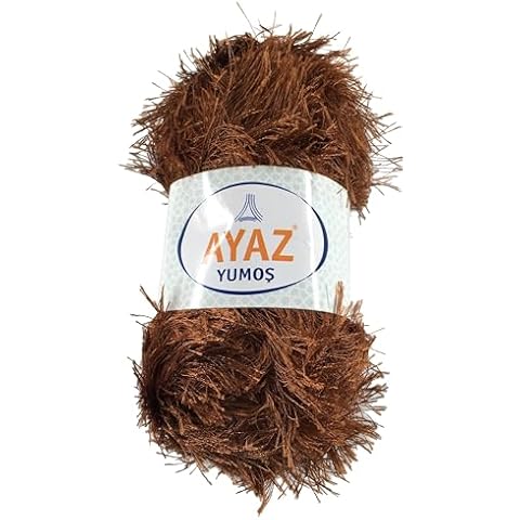 KHASO Soft Furry Knitting Yarn 100g Ball Cover