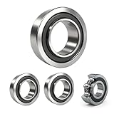 4PCS F6003 Schubkarre Lager 20x35x11mm Hochwertige F6003-20-2rs Flanschkugellager Radflansch, Sackkarren, Gartenwagen, Maschinen, Transportgeräte und Industrieanlagen