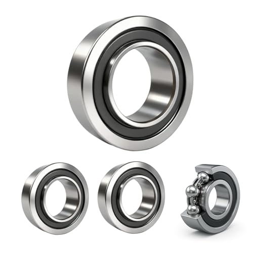 4PCS F6003 Schubkarre Lager 20x35x11mm Hochwertige F6003-20-2rs Flanschkugellager Radflansch, Sackkarren, Gartenwagen, Maschinen, Transportgeräte und Industrieanlagen