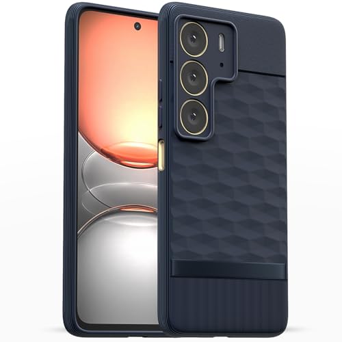 Image of Outlouders Bumper Case for Realme C75 | Full Camera Protection | TPU Soft Flexible Shockproof Back Cover (Blue)