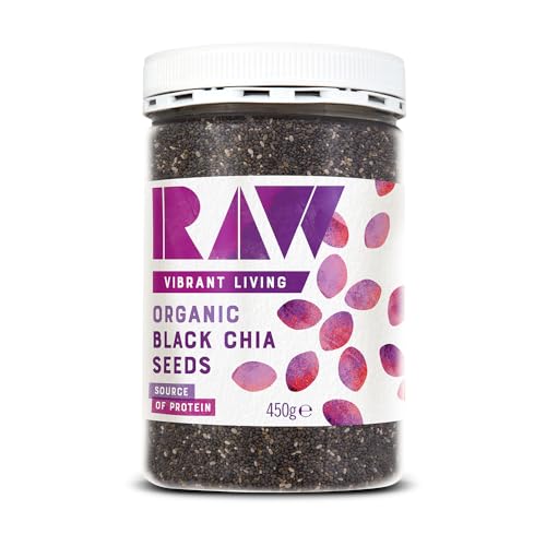 Raw Health Organic Black Chia Seeds, 450g