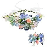 💖 Esta diadema de flores es un regalo ideal para novias, esposas y madres; También es una gran opción para los accesorios de compromiso o boda.