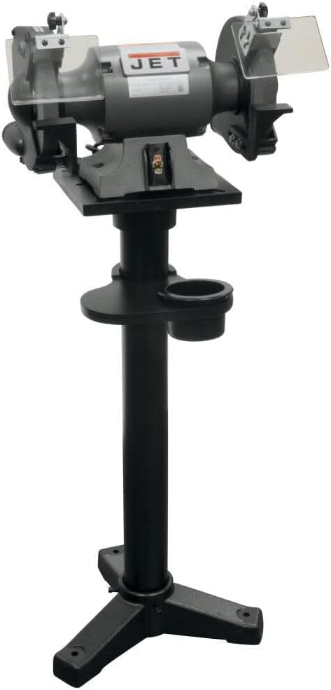 Jet Tools - JBG-8A, 8" Shop Grinder & JPS-2A Stand (577102K),Black,Grey