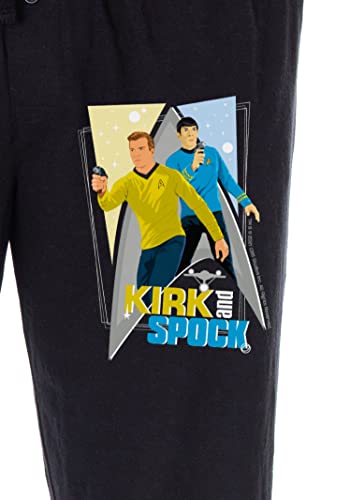 Star Trek The Original Series Men's TOS Captain Kirk and Spock Lounge Pajama Pants3