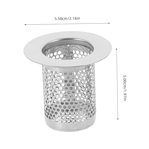 Filtro colador de desagüe de acero inoxidable 2 pcs miniatura 2