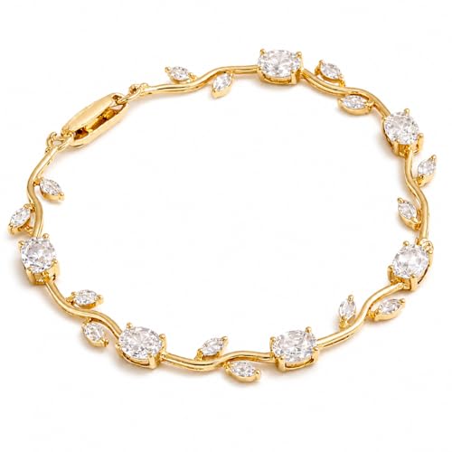 Image of Fairy Bloom Tulip Bracelet for Women - Alloy Floral Charm Bracelet