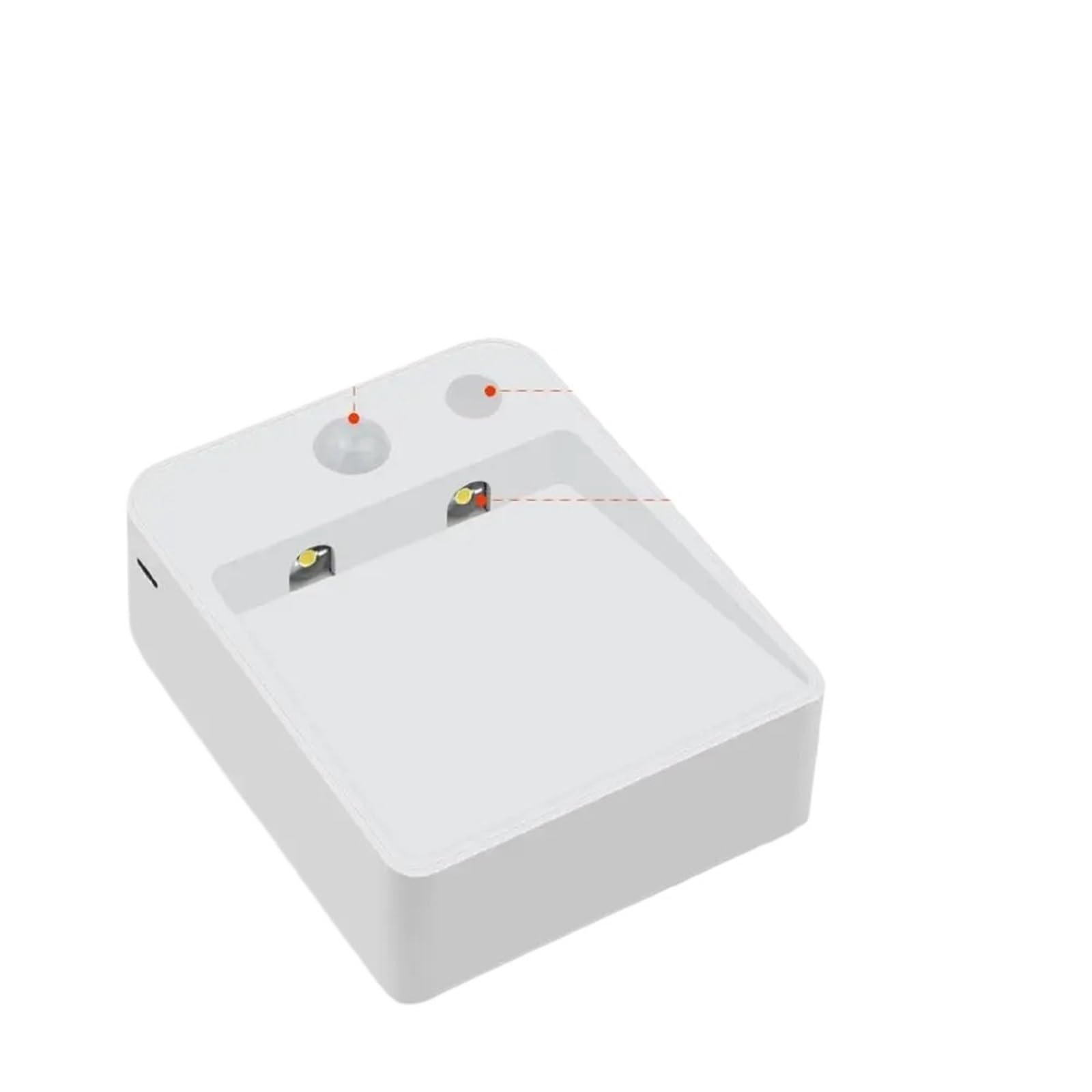 Luz Nocturna LED Detector inalámbrico Lámpara de Pared con alimentación por batería AA Noche Sensor Movimiento PIR Encendido/Apagado automático Iluminación escaleras gabinetes