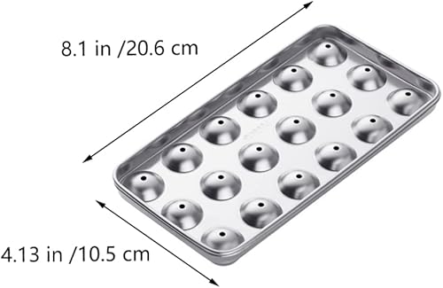 Miniatura 7 de Hemoton molde de hockey sobre hielo mini molde de máquina de hielo para chocolate cóctel moldes de hielo esfera bandeja de hielo de acero inoxidable