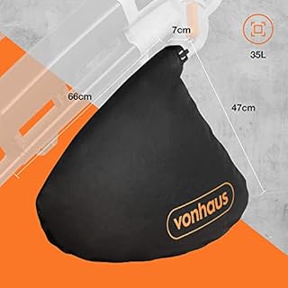 VonHaus Leaf Blower Replacement Collection Bag 35 Litre – Spare Attachment for The VonHaus Corded 3000W Leaf Blower Garden Vacuum – Part Number 2500105, ASIN B07F3M18PF