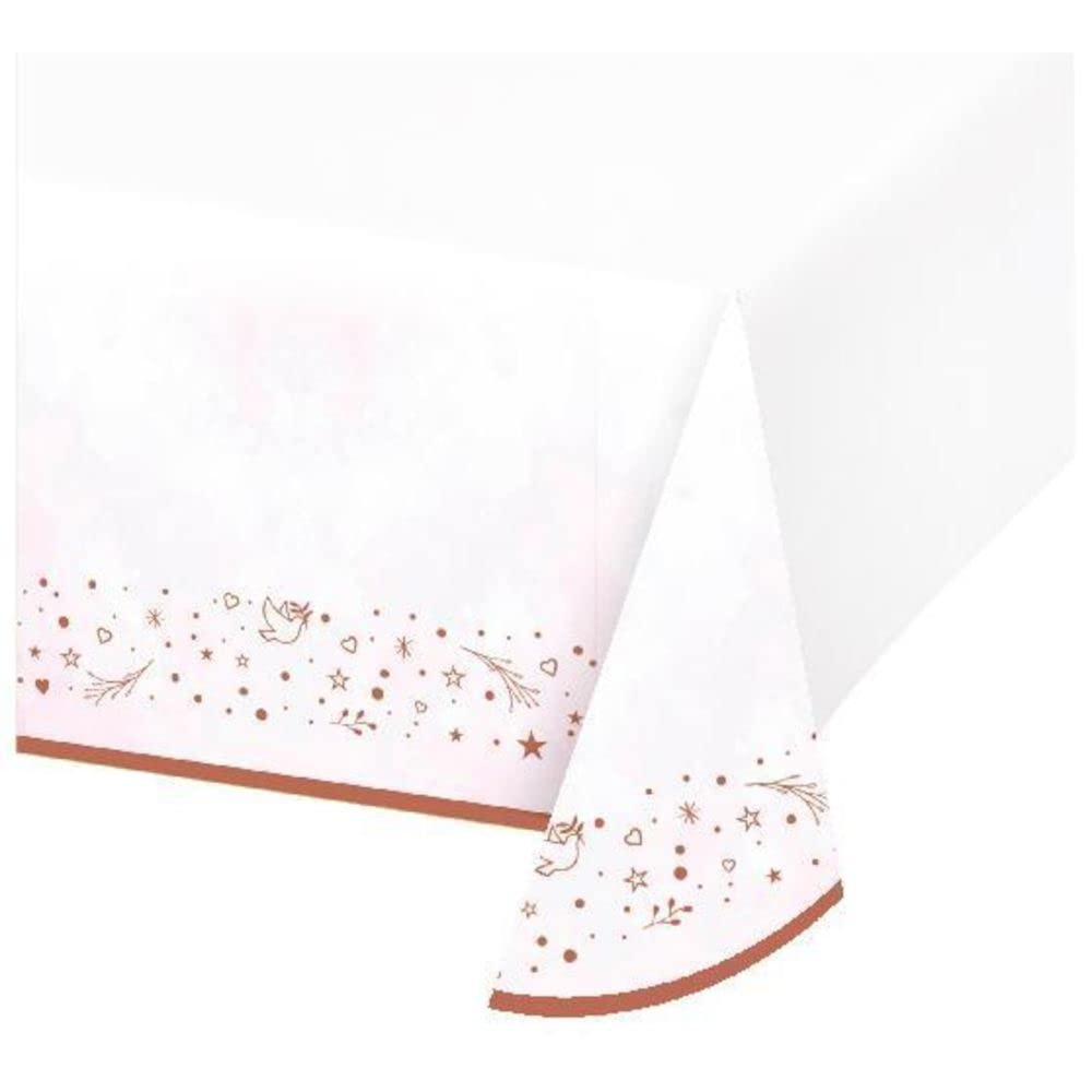Tovaglia in plastica castello rosa