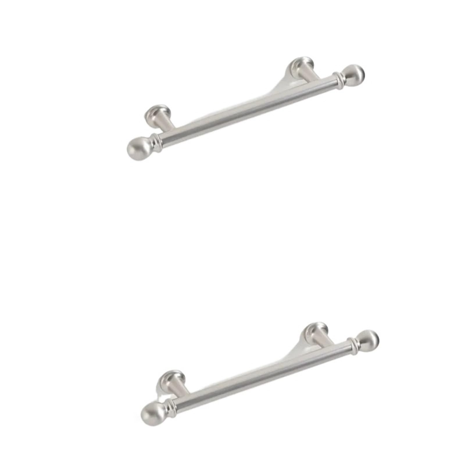 ZRHWSPD Brushed Nickel Cabinet Pulls Nickel Brushed Kitchen Accessories Cupboard Drawer Knobs Wardrobe Closet Door Pulls Cabinet Storage Handles Furniture(6492 192mm)