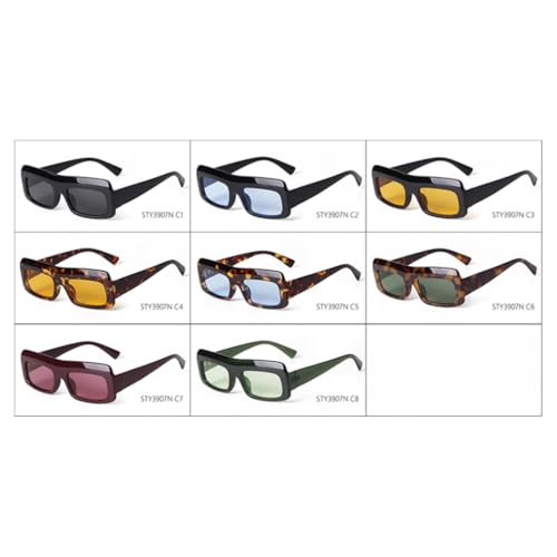 Lunettes de soleil rétro en acétate durable de qualité premium et charnières robustes - 7