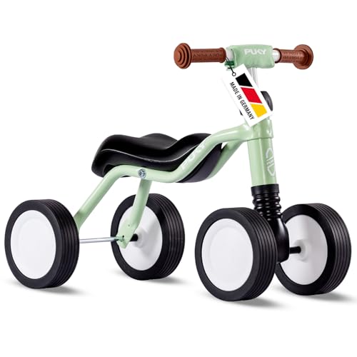 PUKY WUTSCH Pastel Green | Lauflernrad ab 1 1/2 Jahren | Lauflernhilfe Kinder | Lauflernwagen Indoor & Outdoor | Kinderfahrzeug mit Sicherheitslenker & Pendelachse | Ergonomischer Sitz | FLOAT-Laufrad