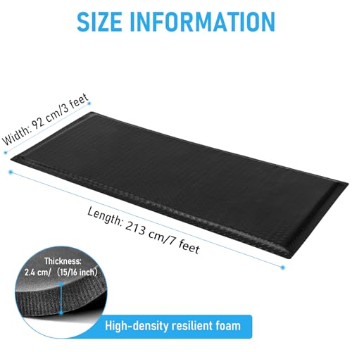 Image of Anti Fatigue Mat 3x7 Ft 15 /16 inch Thick Soft Sponge Ergonomic Mat