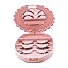 Produktbild HUKZ Aufbewahrungsbox für Falsche Wimpern,Acryl niedlichen Bogen falsche Wimpern Aufbewahrungsbox Make-up Kosmetik Spiegel Fall Veranstalter(10 * 3 cm) (Pink)