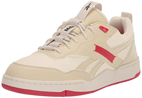 Reebok BB 4000 II - Scarpe da Basket Unisex Vegan Vintage, Gesso/Nero/Rosso Vettoriale, Misura 38 da Uomo e Donna