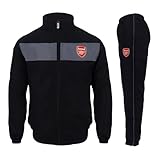 Arsenal FC - Chándal oficial para niño - Chaqueta y pantalón largos - Negro - 2-3 años
