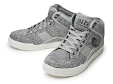 ハイカットスニーカー メンズ 軽量 カジュアル スポーツ シューズ アルビ バスケット バッシュ 防滑 靴 alb5722 Gray 28cm