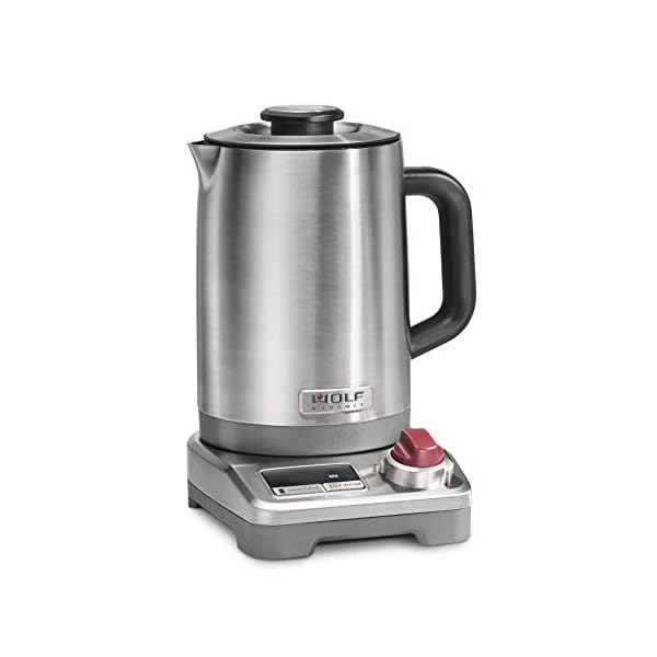 Wolf Gourmet True Temperature Electric Kettle, 1.5 Liter Capacity, WGKT100S