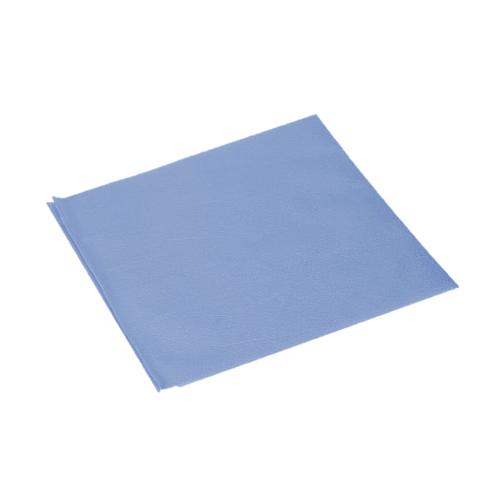 Dealmed Sábanas drapeadas: 100 hojas drapeadas de 2 capas, material azul, perfecto para hospitales, instalaciones médicas y consultorios médicos, 40 x 48 pulgadas