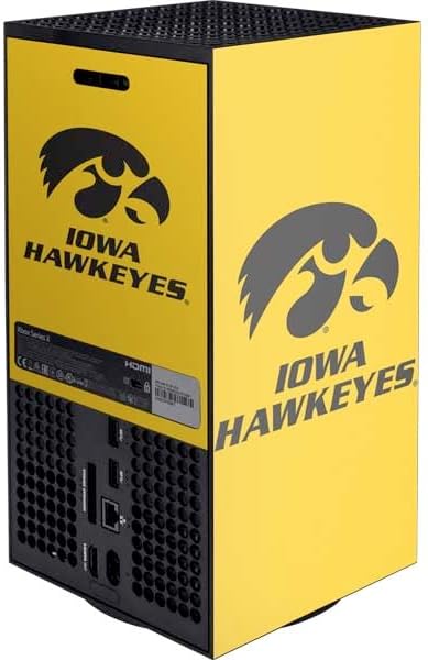 Skinit Decal Gaming Skin Compatible with Xbox Series X Digital Edition Console - Officially Licensed University of Iowa Design