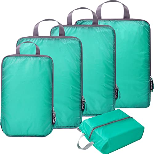 BAGAIL 4 Set/5 Set/6 Set Compression Packing Cubes Travel Accessories Expandable Packing Organizers