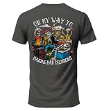 Salty Bones On My Way to Making Bad Decisions Tailgate Party Graphic T-Shirt, Classic Fit, Printed...