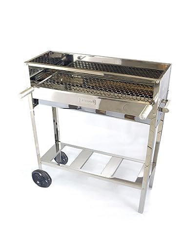 Churrasqueira de Inox Espetinho Móvel, Carrinho De Churrasco Móvel, Churrasquinho, Churrasqueira de